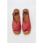 Bueno Shoes 01WS9912 Fuşya Deri Kadın Espadril Sandalet