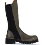 Bueno Shoes 01WT0803 Haki Deri Düz Kadın Çizme