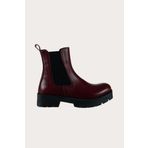 Bueno Shoes 01wt2506 Bordo Deri Kadın Düz Bot