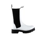 Bueno Shoes 01wt2508 Beyaz Deri Kadın Topuklu Bot