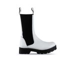 Bueno Shoes 01wt2508 Beyaz Deri Kadın Topuklu Bot