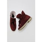 Bueno Shoes 01WT3303 Bordo Süet Kadın Bot