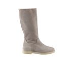 Bueno Shoes 01WT3306 Bej Süet Kadın Düz Çizme