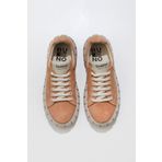 Bueno Shoes 01WT3401 Turuncu Süet Kadın Dolgu Topuklu Spor Ayakkabı