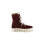 Bueno Shoes 01WT3404 Bordo Süet Kadın Düz Bot