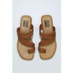 Bueno Shoes 01WU3418 Taba Deri Kadın Terlik
