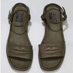 Bueno Shoes 01WU4110 Yeşil Deri Kadın Sandalet