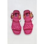 Bueno Shoes 01wu4124 Fuşya Deri Kadın Sandalet
