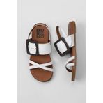 Bueno Shoes 01WU4224 Beyaz Deri Kadın Sandalet
