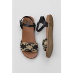 Bueno Shoes 01WU4250 Siyah Deri Kadın Sandalet