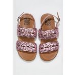 Bueno Shoes 01WU4252 Pudra Parlak Deri Kadın Sandalet