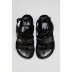Bueno Shoes 01wu4703 Siyah Parlak Deri Düz Kadın Sandalet