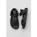 Bueno Shoes 01WU5830 Siyah Deri Kadın Sandalet