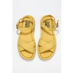Bueno Shoes 01WU5901 Sarı Deri Kadın Sandalet