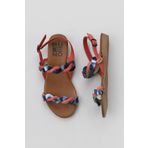 Bueno Shoes 01WU7472 Mercan Multi Deri Kadın Sandalet