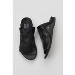 Bueno Shoes 01WU7602 Siyah Deri Kadın Düz Terlik
