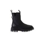 Bueno Shoes 01WV1501 Siyah Deri Kadın Bot