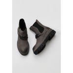 Bueno Shoes 01WV2910 Koyu Gri Nubuk Topuklu Kadın Bot