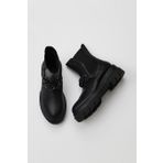 Bueno Shoes 01WV2910 Siyah Deri Kadın Topuklu Bot