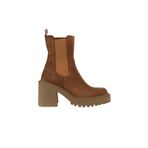 Bueno Shoes 01WV5400 Taba Açık Süet Kadın Topuklu Bot