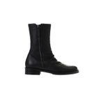 Bueno Shoes 01WV6009 Siyah Deri Kadın Bot