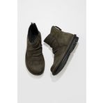 Bueno Shoes 01WV7503 Haki Koyu Nubuk Düz Kadın Bot