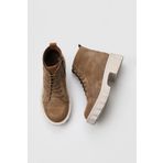 Bueno Shoes 01WV9000 Taba Süet Topuklu Kadın Bot