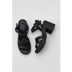 Bueno Shoes 01WY12506 Siyah Deri Kadın Topuklu Ayakkabı