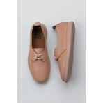 Bueno Shoes 01WY1509 Pudra Açık Deri Kadın Klasik Ayakkabı