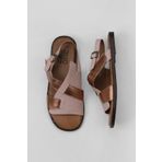 Bueno Shoes 01WY2012 Pudra Taba Deri Kadın Sandalet