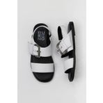 Bueno Shoes 01WY2013 Beyaz Deri Kadın Sandalet