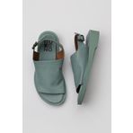 Bueno Shoes 01WY2917 Yeşil Açık Deri Kadın Düz Sandalet