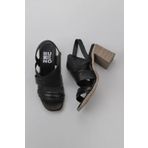 Bueno Shoes 01WY3705 Siyah Deri Kadın Topuklu Ayakkabı