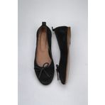 Bueno Shoes 01WY6004 Siyah Süet Deri Kadın Düz Babet