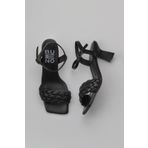 Bueno Shoes 01WY6800 Siyah Deri Kadın Topuklu Ayakkabı
