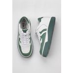Bueno Shoes 01WZ10400 Yeşil Beyaz Deri Kadın Spor Ayakkabı