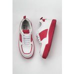 Bueno Shoes 01WZ10401 Beyaz Fuşya Deri Kadın Spor Ayakkabı