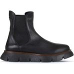 Bueno Shoes 01WZ1503 Siyah Deri Düz Kadın Bot