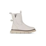 Bueno Shoes 01WZ1504 Bej Deri Kadın Dolgu Topuklu Bot