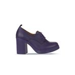 Bueno Shoes 01WZ3200 Lila Deri Kadın Topuklu Ayakkabı
