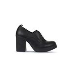 Bueno Shoes 01WZ3200 Siyah Deri Kadın Topuklu Ayakkabı