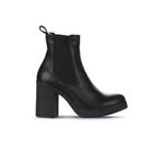 Bueno Shoes 01WZ3202 Siyah Deri Kadın Topuklu Bot