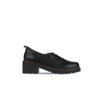 Bueno Shoes 01WZ4403 Siyah Deri Kadın Topuklu Ayakkabı