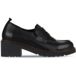 Bueno Shoes 01WZ4404 Siyah Deri Kadın Loafer Ayakkabı