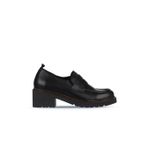 Bueno Shoes 01WZ4404 Siyah Deri Kadın Topuklu Ayakkabı