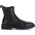 Bueno Shoes 01WZ6702 Siyah Deri Düz Kadın Bot