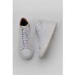 Bueno Shoes 01WZ7700 Beyaz Deri Düz Kadın Bot