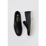 Bueno Shoes 05WS102 Siyah Flotter Deri Kadın Loafer