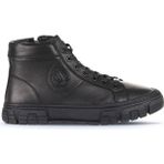Bueno Shoes 07MB26797160 Siyah Marsel Deri Erkek Bot