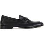 Bueno Shoes 10MA229555 10MA229555 Siyah Flotter Deri Erkek Klasik Ayakkabı